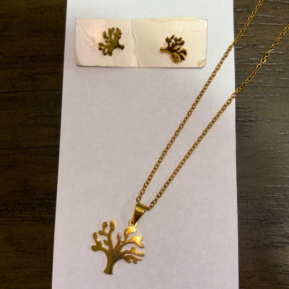 Plated Gold Jewelry Set